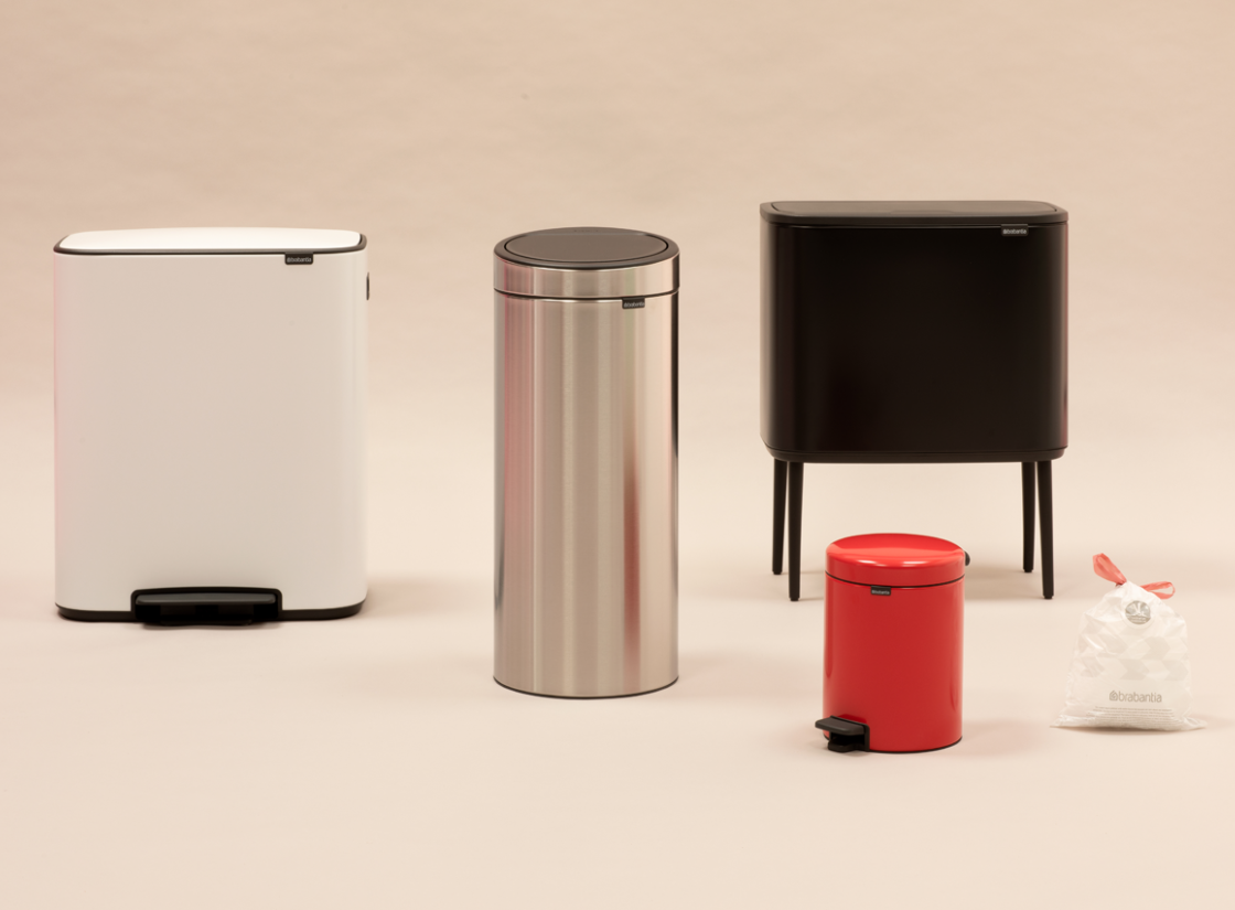 Waste bins and bins for the kitchen at Brabantia GH