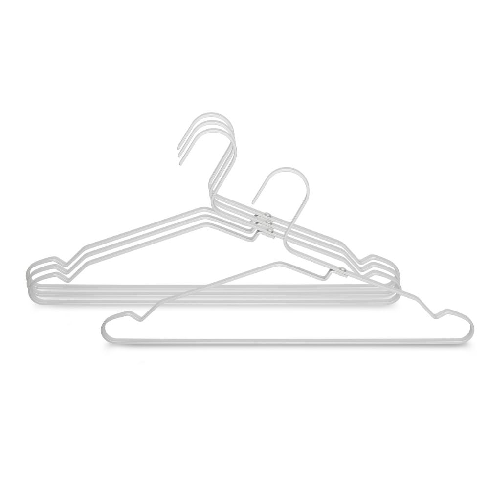 Aluminium Clothes Hangers, Set of 4 - Silver at Brabantia GH