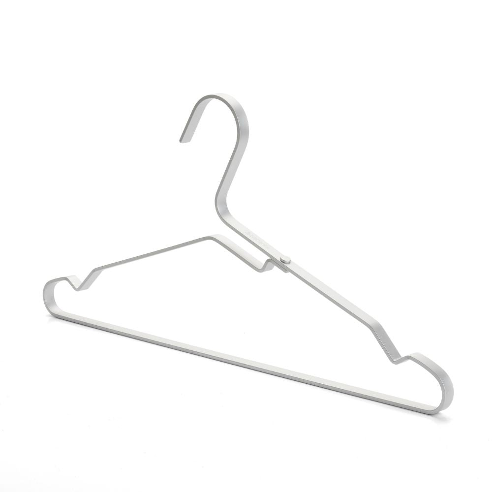 Aluminium Clothes Hangers, Set of 4 - Silver at Brabantia GH