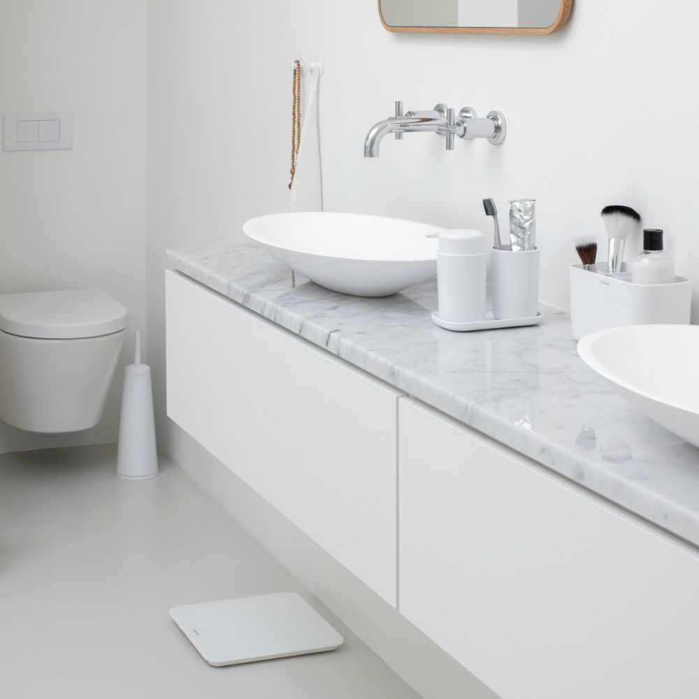 Bathroom Accessory Set, ReNew, Set of 3 - White at Brabantia GH