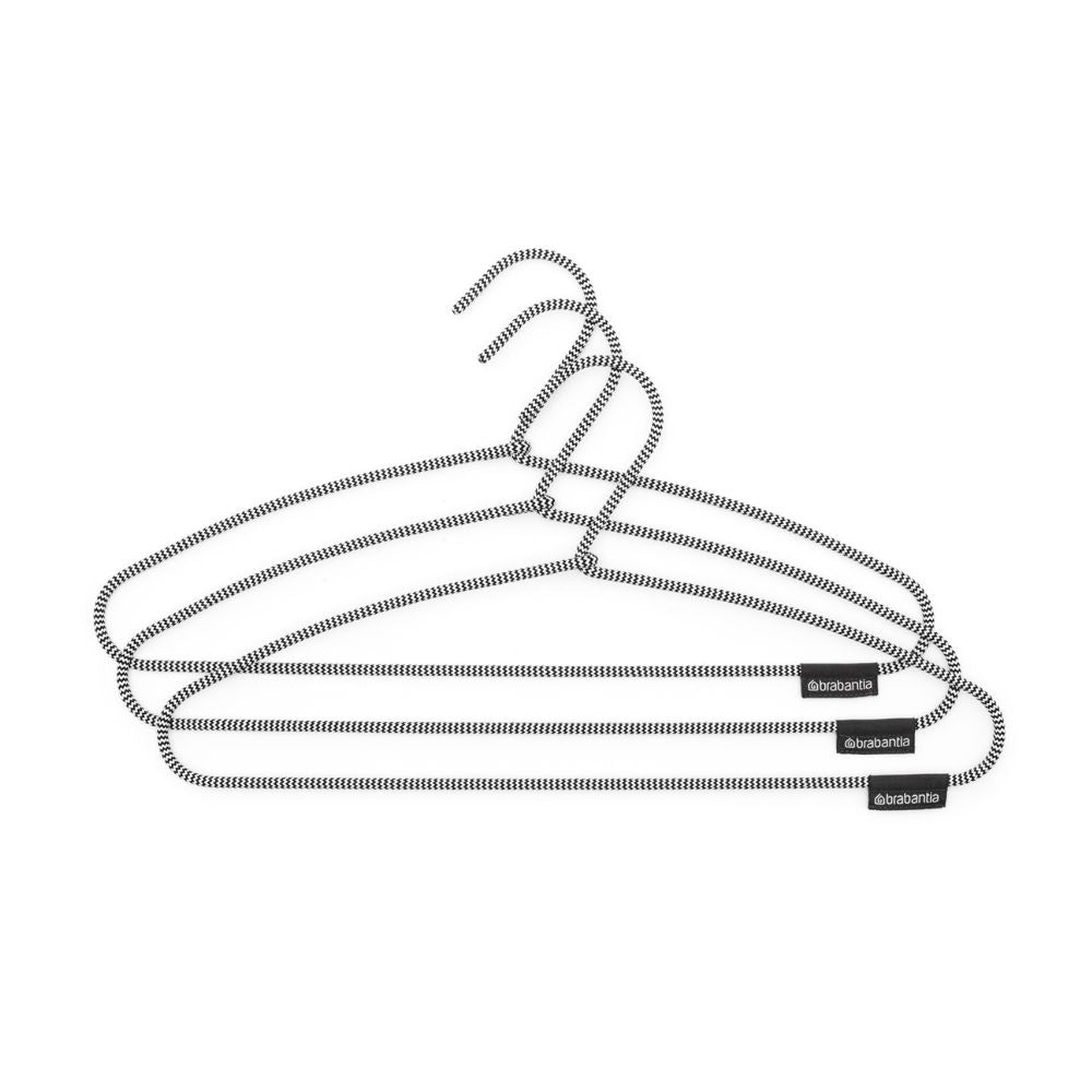 Clothes Hangers, Set of 3 - Black / White at Brabantia GH