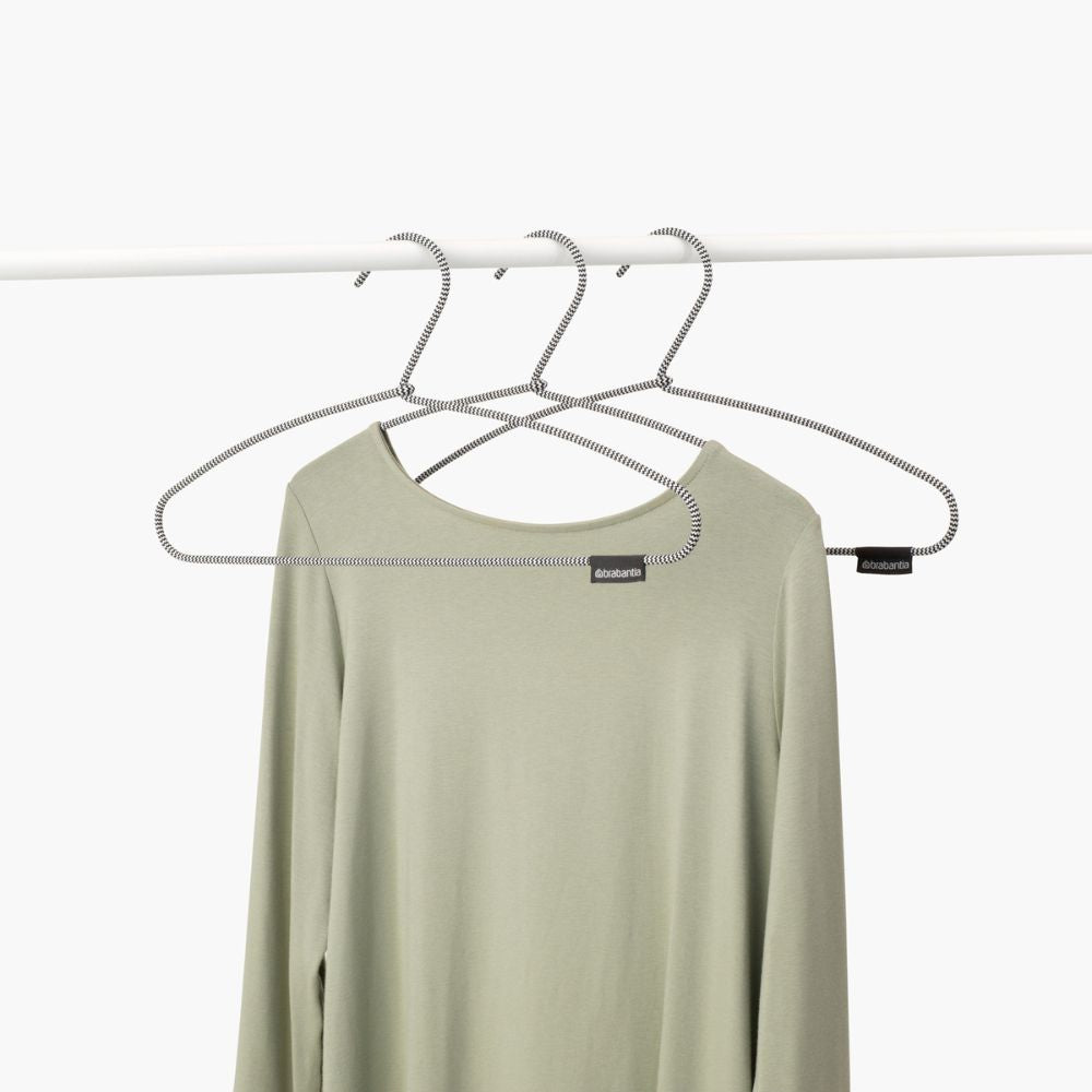 Clothes Hangers, Set of 3 - Black / White at Brabantia GH