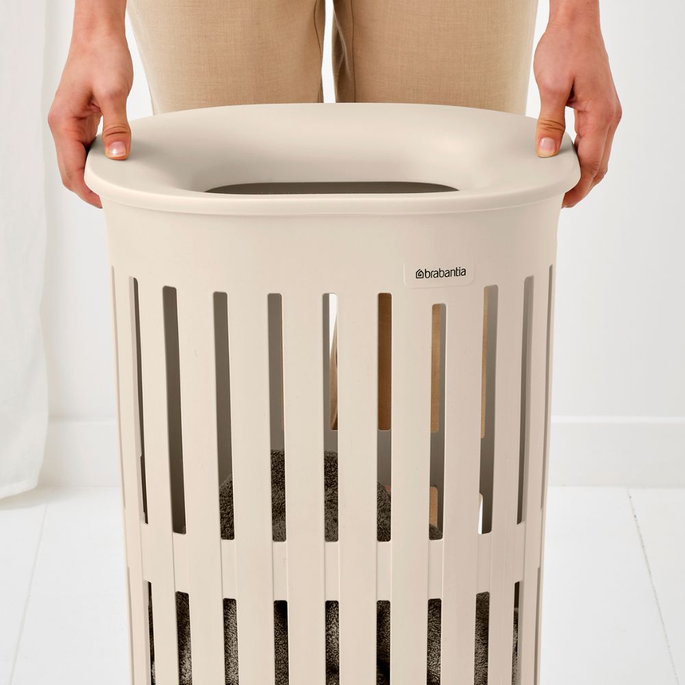 Collect-It Laundry Basket Hi 55L - Soft Beige at Brabantia GH