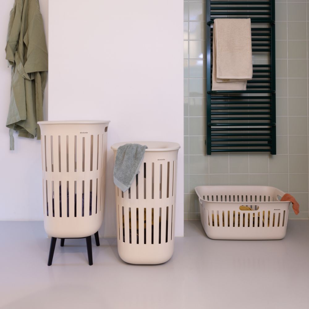 Collect-It Laundry Basket Hi 55L - Soft Beige at Brabantia GH