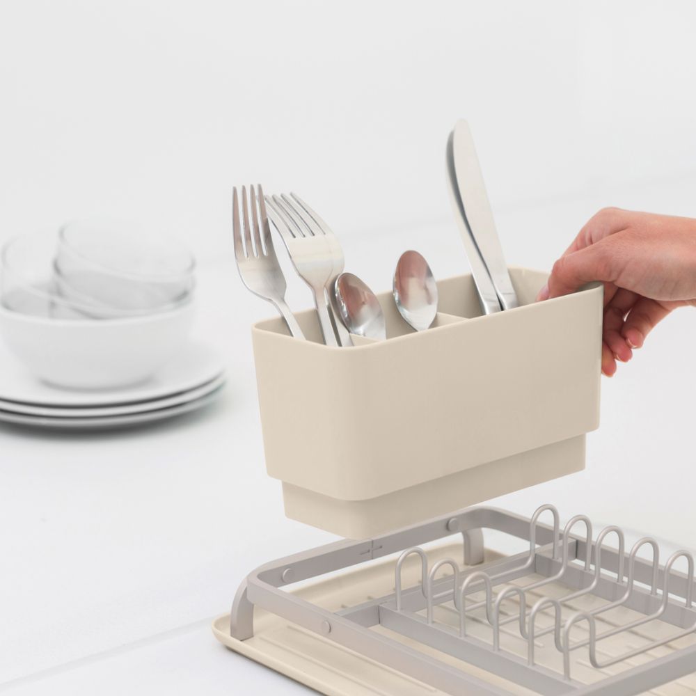 Compact Dish Drying Rack, SinkSide - Soft Beige at Brabantia GH