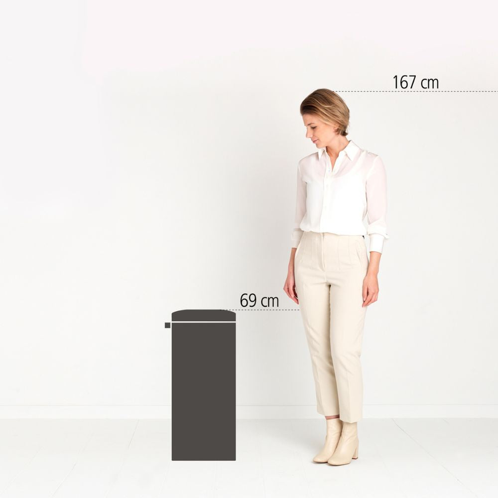 Flame Guard Waste Paper Bin, 30L at Brabantia GH