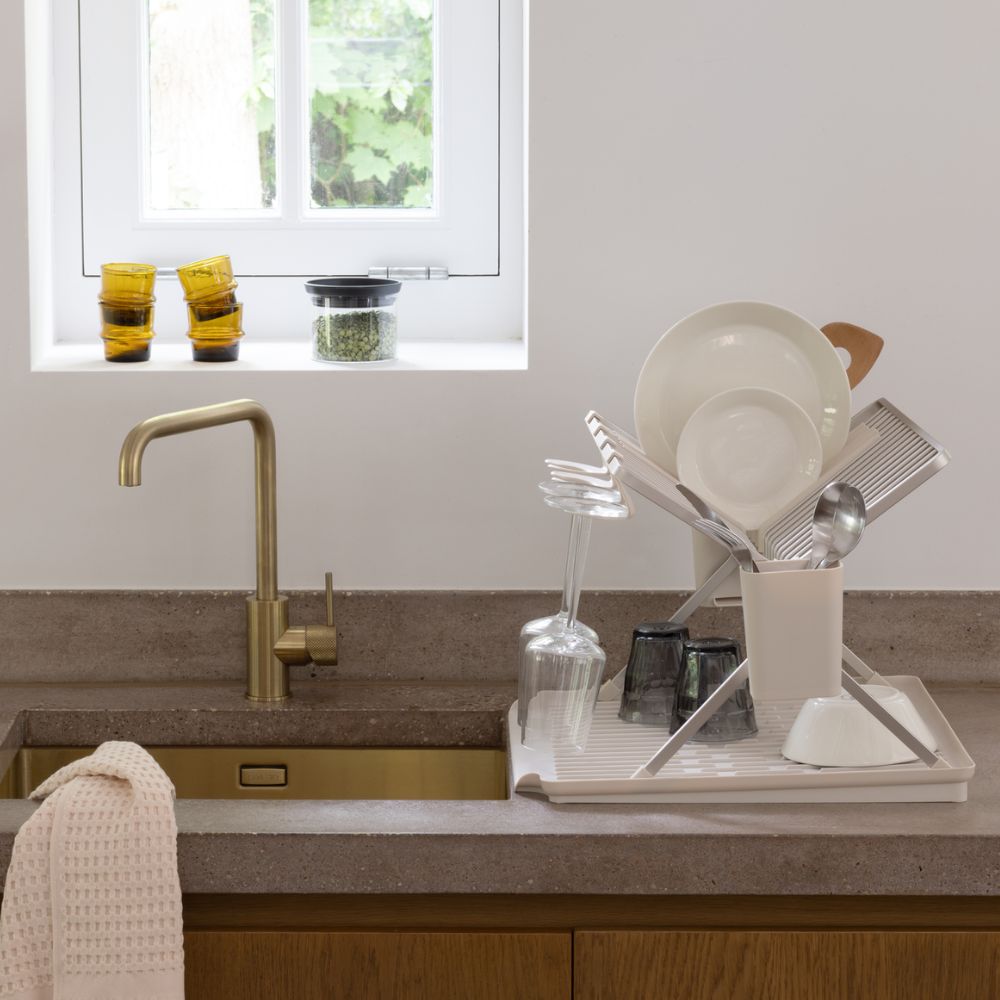 Foldable Dish Drying Rack, SinkSide, Large - Soft Beige at Brabantia GH