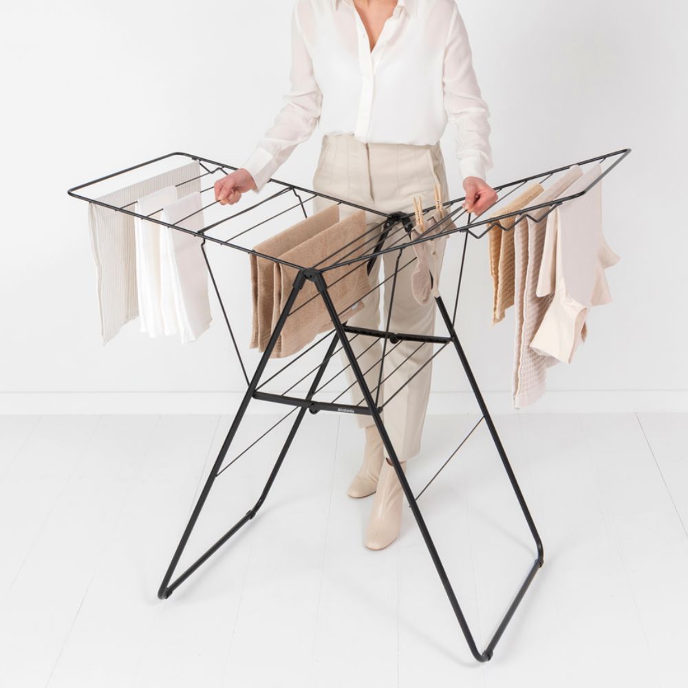 HangOn Drying Rack, 20 metres - Matt Black at Brabantia GH