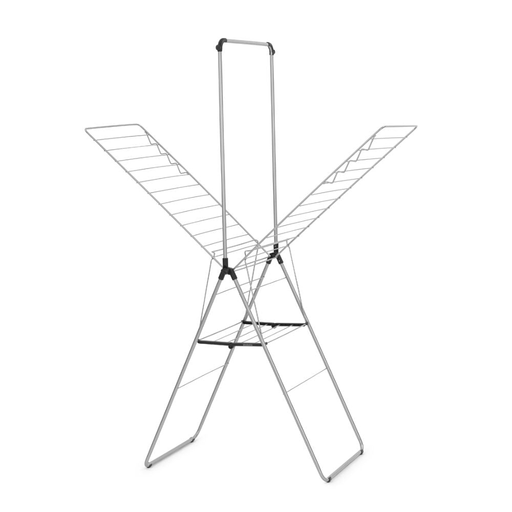 HangOn Drying Rack, 25 metres with rod - Metallic Grey at Brabantia GH