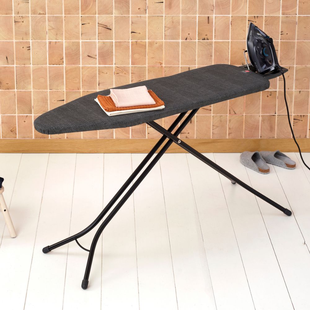 Ironing Board B, 124x38 cm, Steam Iron Rest - Denim Black at Brabantia GH
