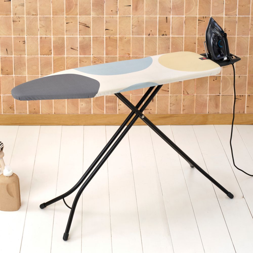 Ironing Board B, 124x38 cm, Steam Iron Rest - Spring Bubbles at Brabantia GH