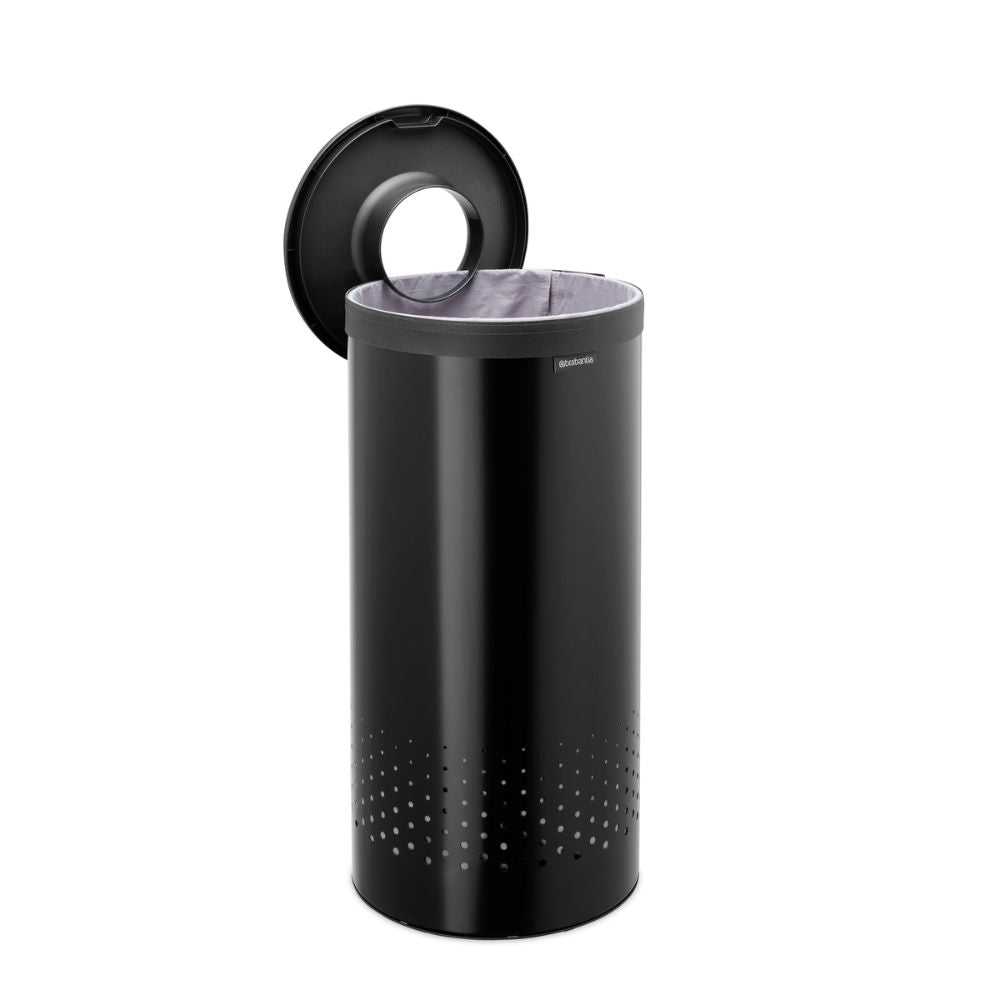 Laundry Bin, 35 litre - Matt Black at Brabantia GH