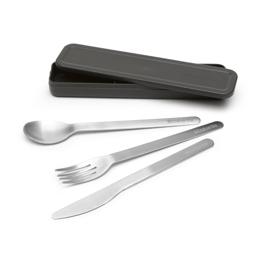 Make & Take Cutlery Set, 3 pieces - Dark Grey at Brabantia GH