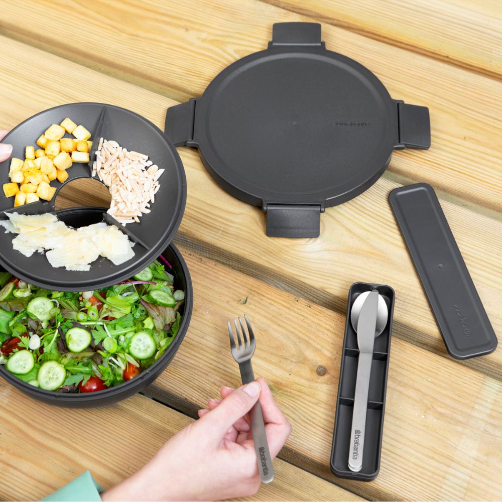 Make & Take Cutlery Set, 3 pieces - Dark Grey at Brabantia GH