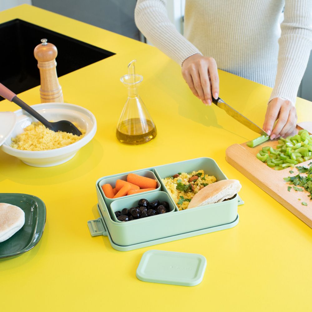 Make & Take Lunch Box Bento, Large, Plastic - Jade Green at Brabantia GH