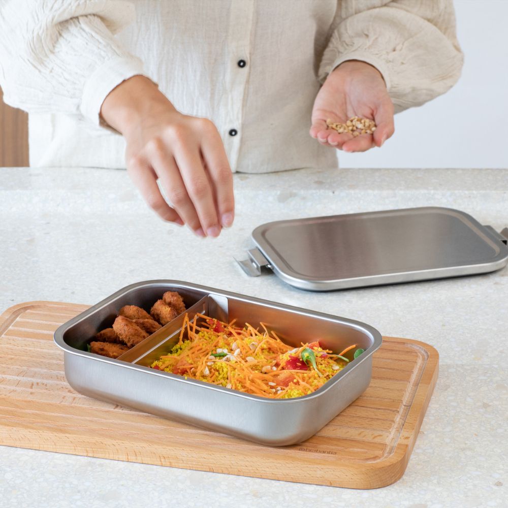 Make & Take Lunch Box, Large, Stainless Steel at Brabantia GH