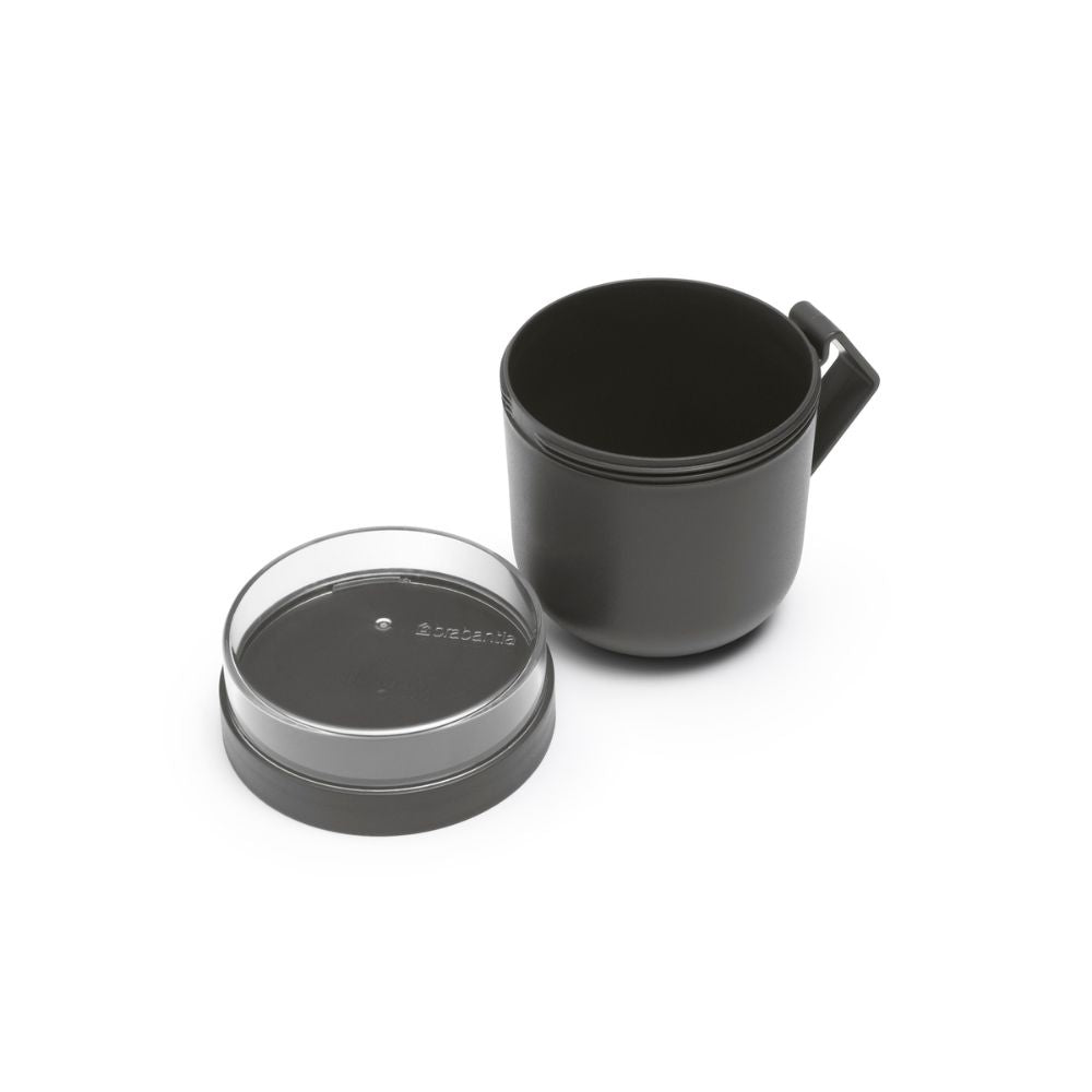 Make & Take Soup Mug, 0.6L, Plastic - Dark Grey at Brabantia GH