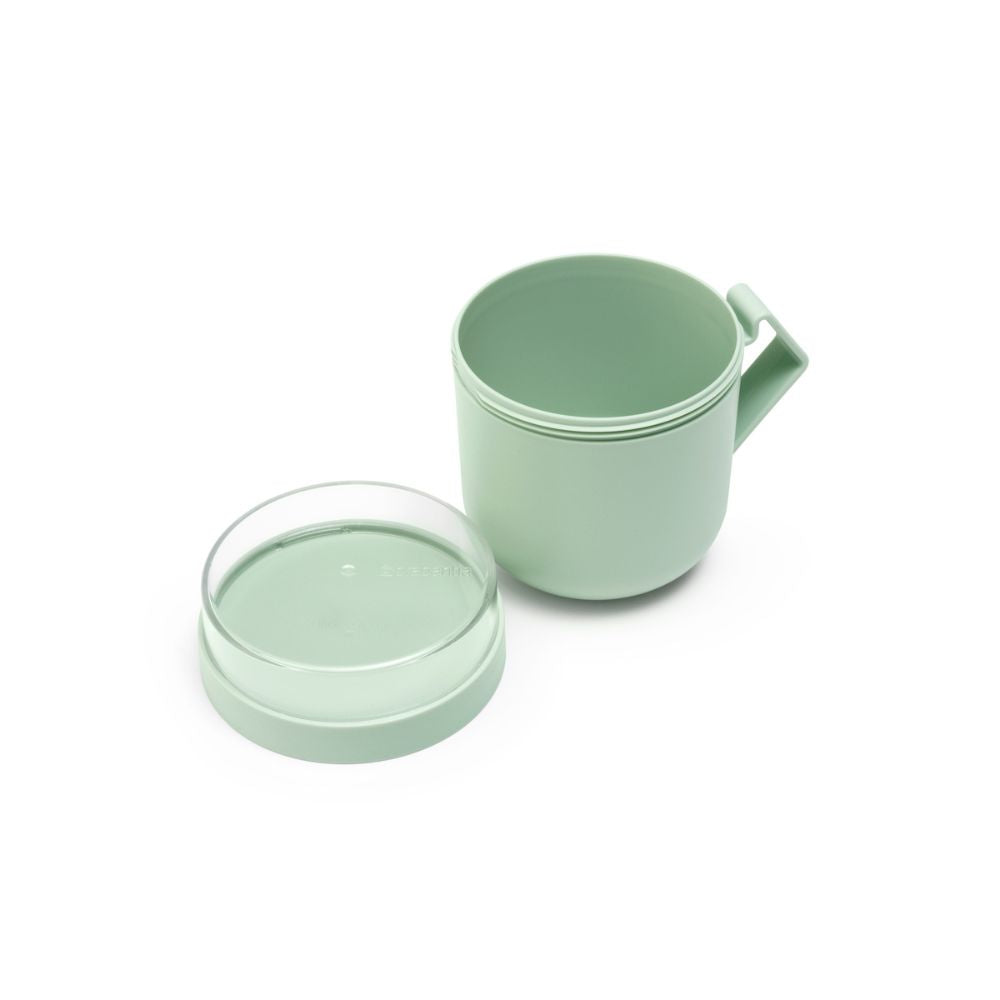 Make & Take Soup Mug, 0.6L, Plastic - Jade Green at Brabantia GH