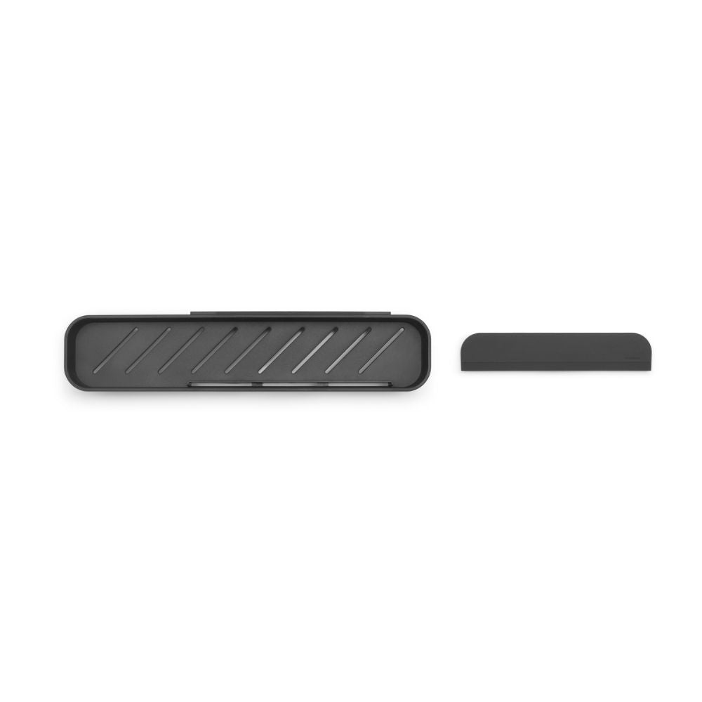 MindSet Shower Shelf with Squeegee - Dark Grey at Brabantia GH