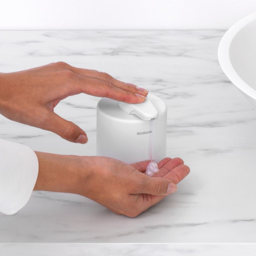 MindSet Soap Dispenser, Mineral Fresh White at Brabantia GH