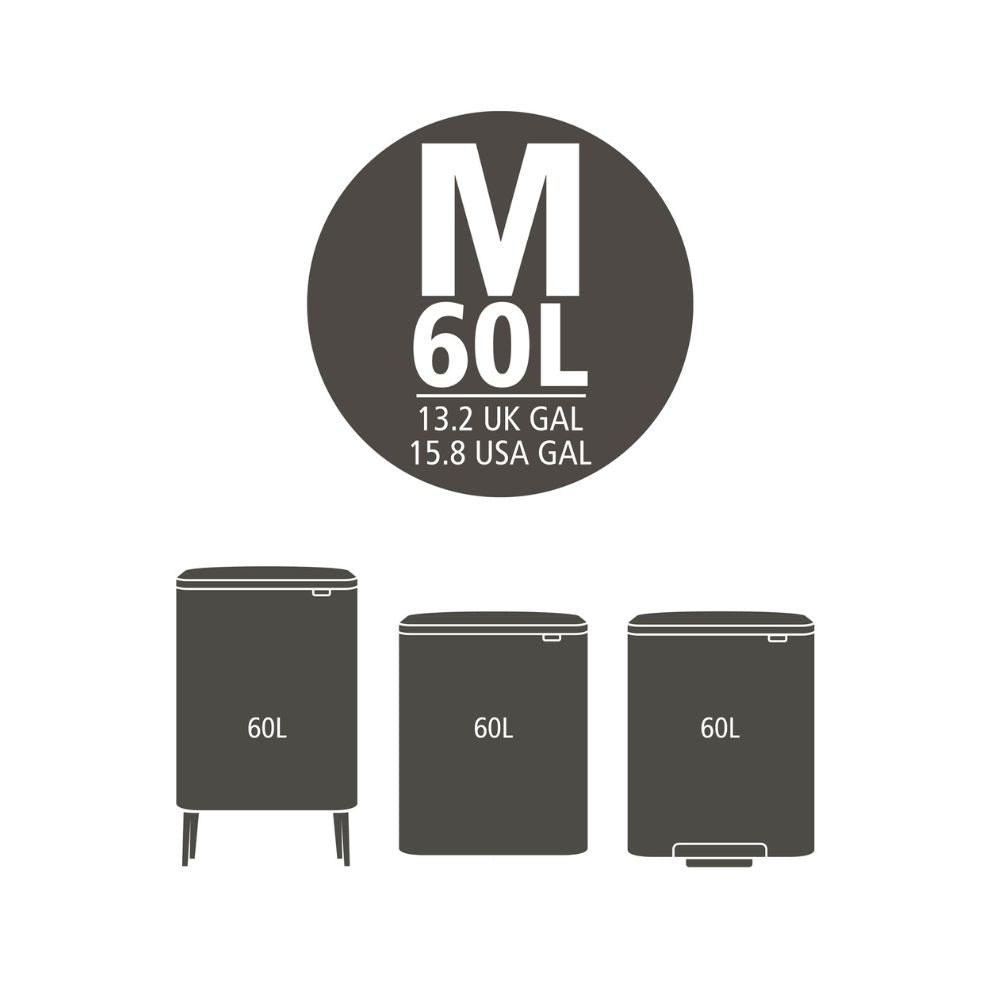 PerfectFit Bags, Code M, 60L, 10 Bags at Brabantia GH