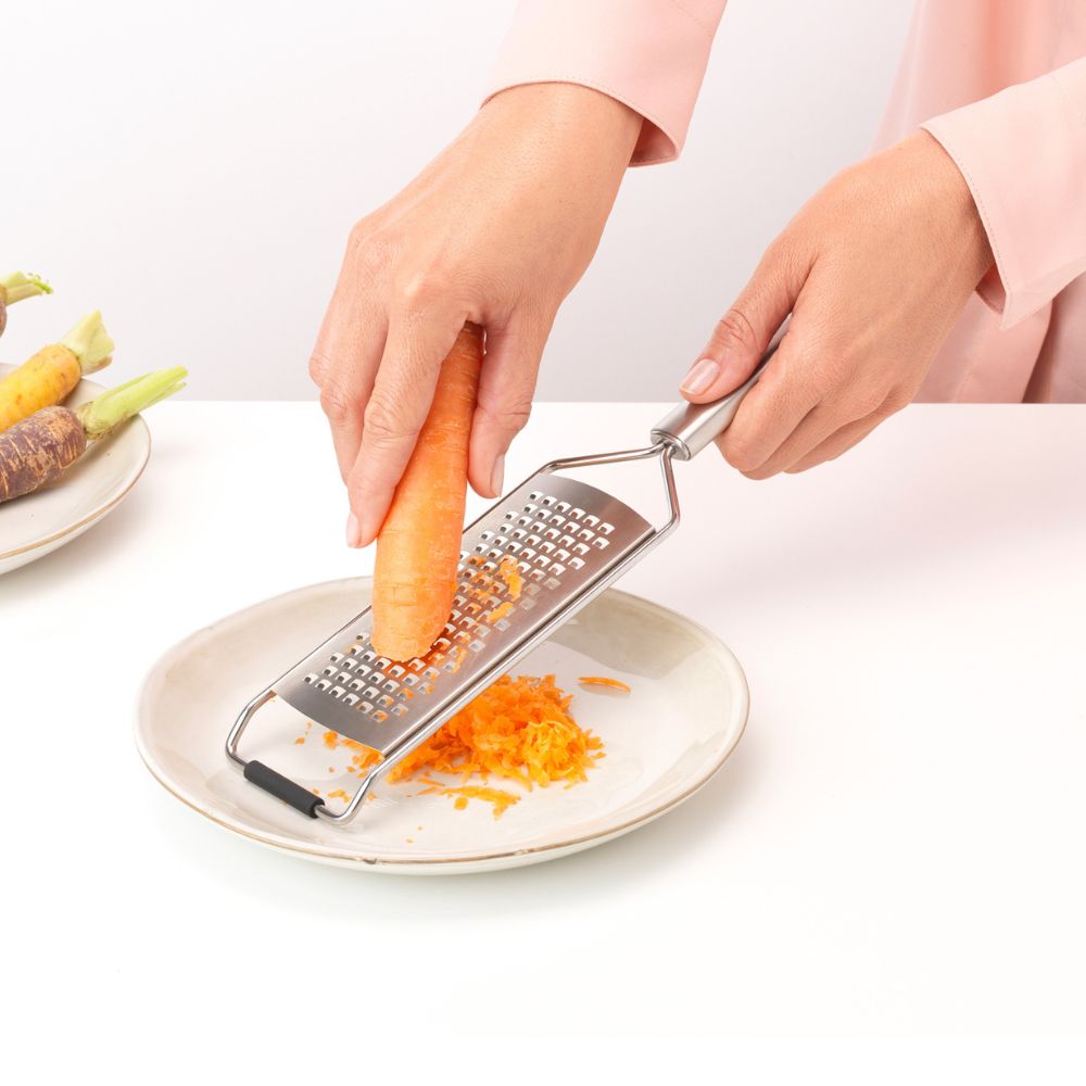 Profile Coarse Grater - Matt Steel at Brabantia GH