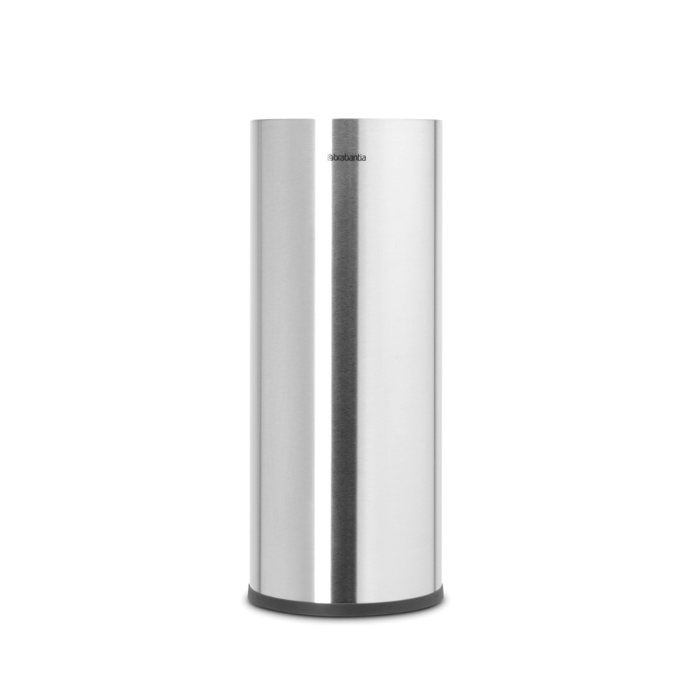 ReNew Toilet Roll Dispenser, for 3 spare Rolls - Matt Steel at Brabantia GH