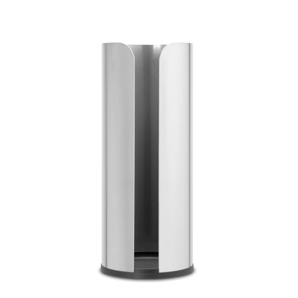 ReNew Toilet Roll Dispenser, for 3 spare Rolls - Matt Steel at Brabantia GH