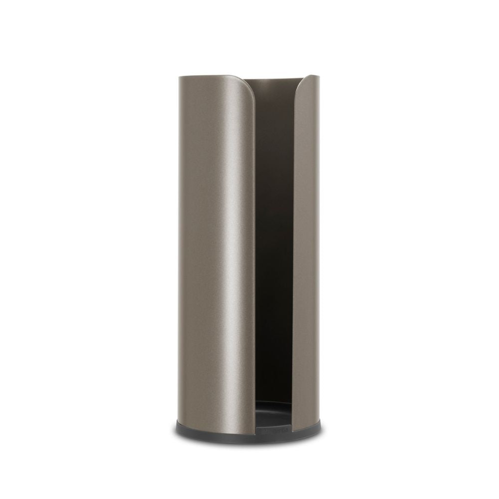 ReNew Toilet Roll Dispenser, for 3 spare Rolls - Platinum at Brabantia GH