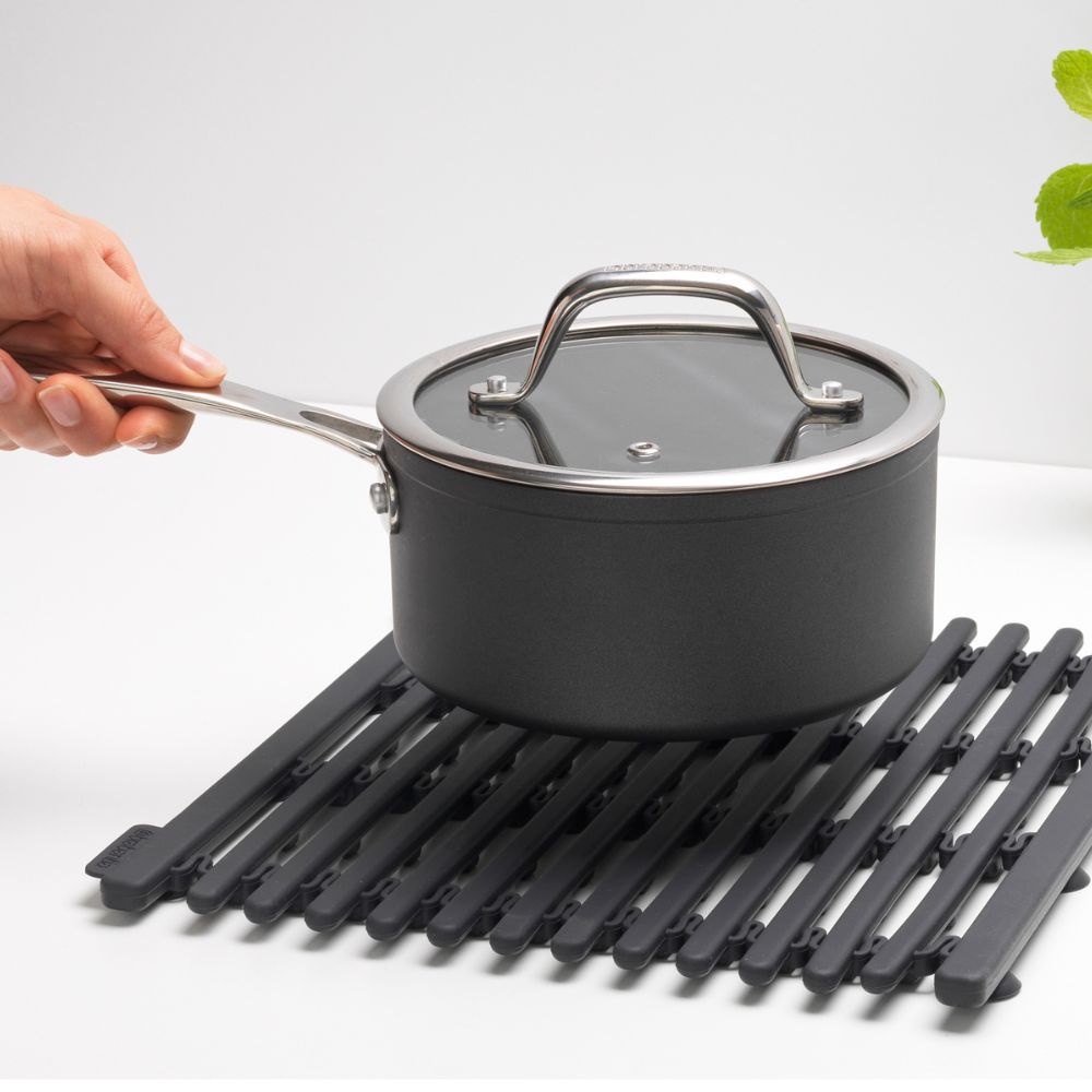 SinkSide Sink Mat, Silicone - Dark Grey at Brabantia GH