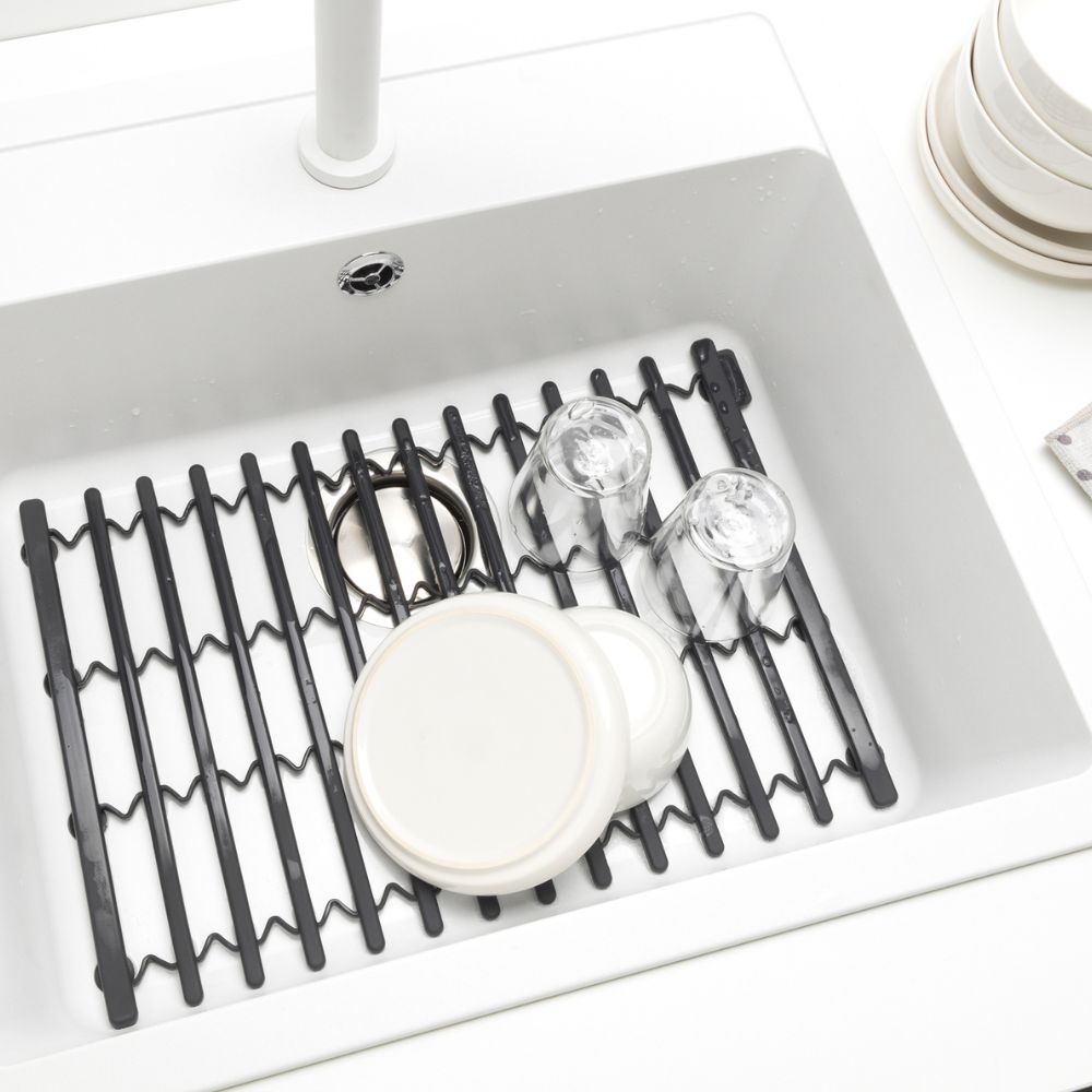 SinkSide Sink Mat, Silicone - Dark Grey at Brabantia GH