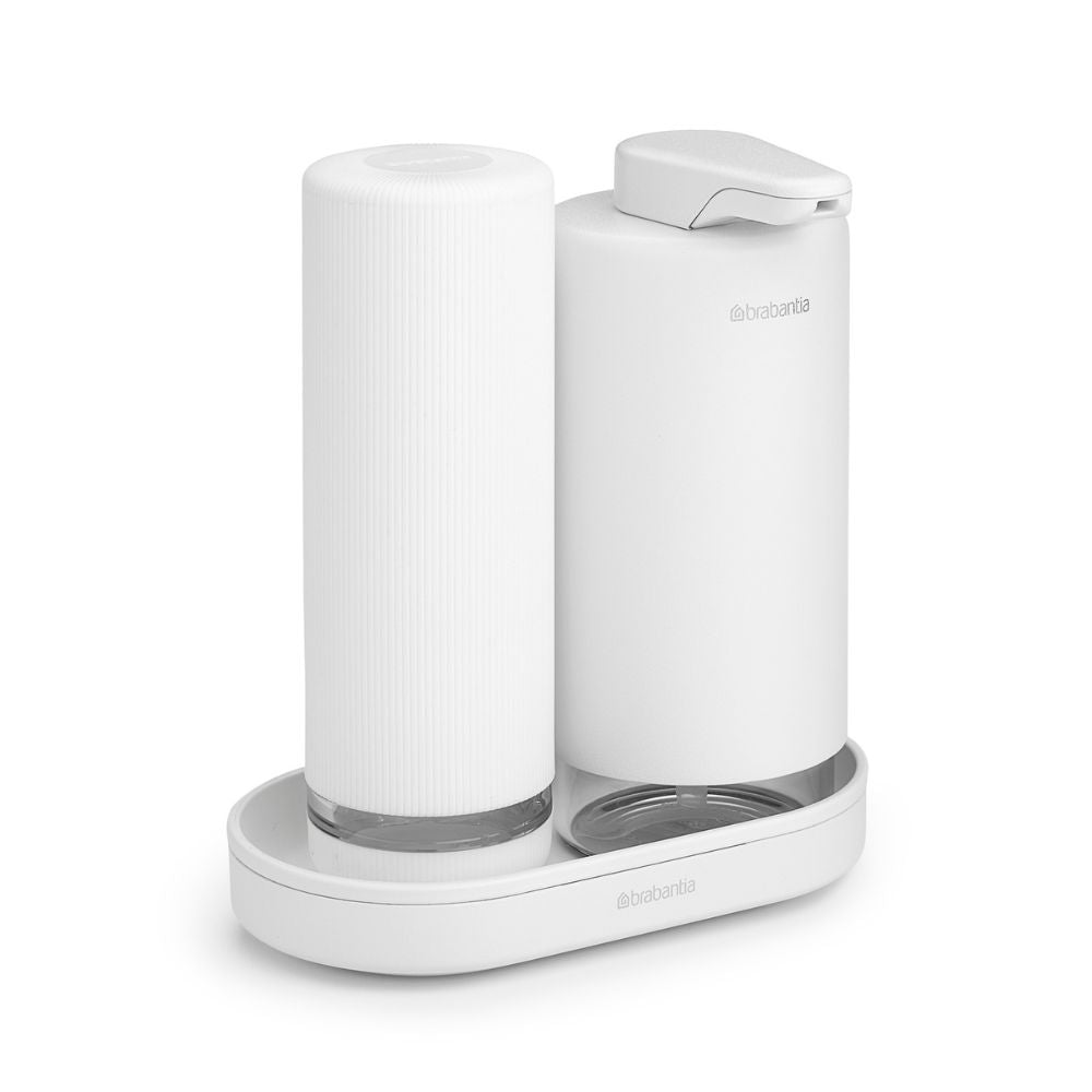 Soap Dispenser Set, SinkStyle, 2x 200 ml - Mineral Fresh White at Brabantia GH