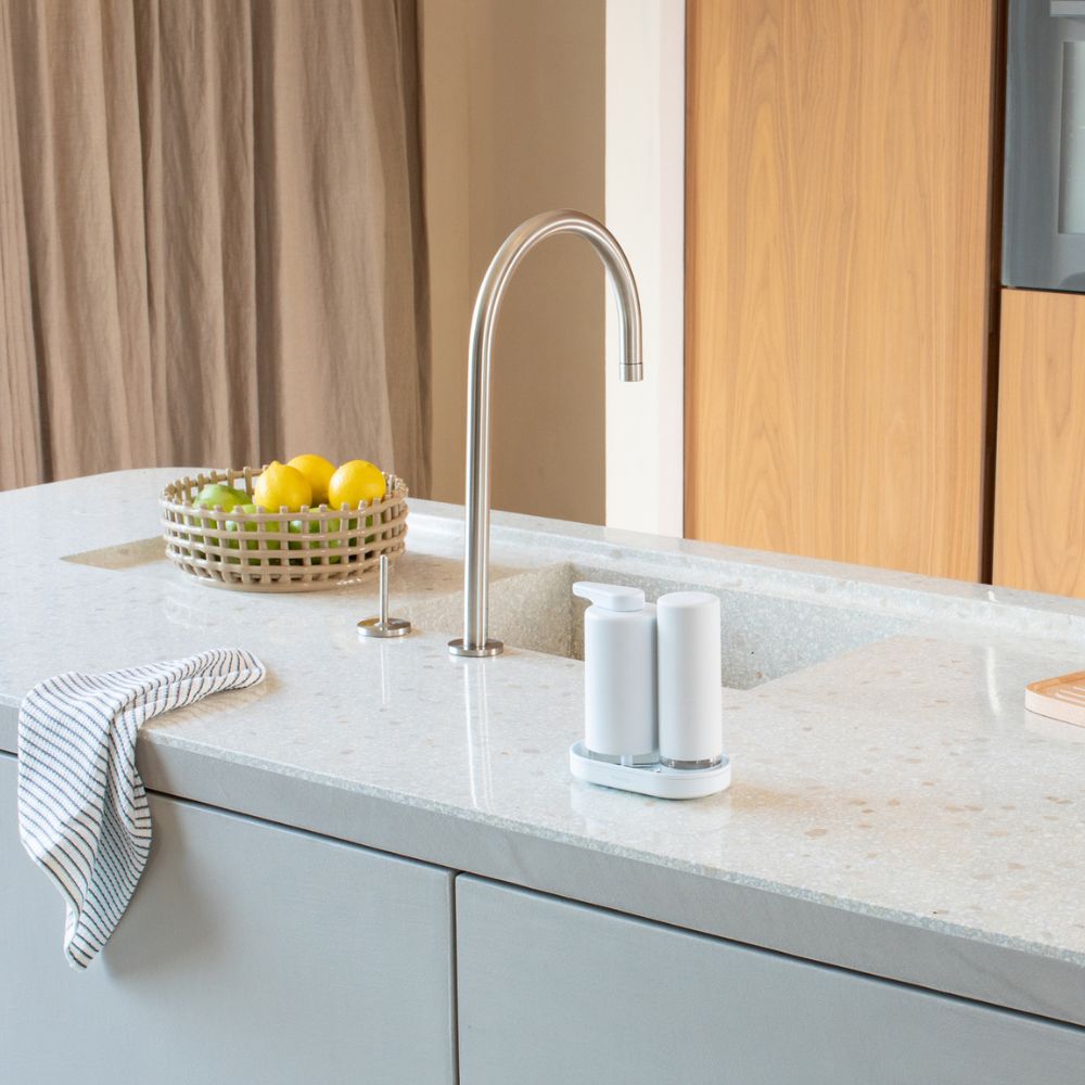 Soap Dispenser Set, SinkStyle, 2x 200 ml - Mineral Fresh White at Brabantia GH