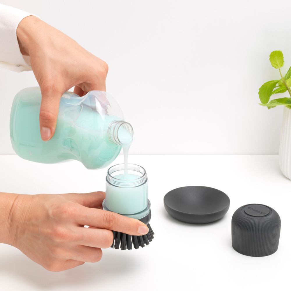 Soap Dispensing Dish Brush - Dark Grey at Brabantia GH