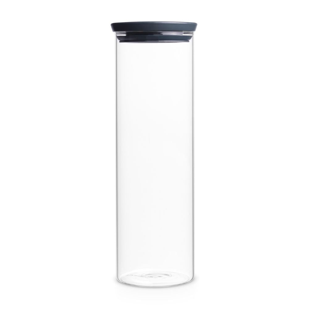 Stackable Jar, 1.9 litre, Glass - Dark Grey at Brabantia GH