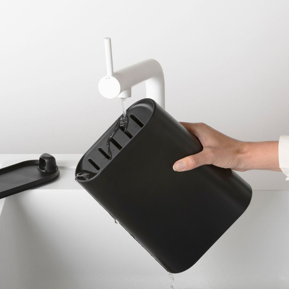 Tasty+ Knife Block plus Knives - Dark Grey at Brabantia GH