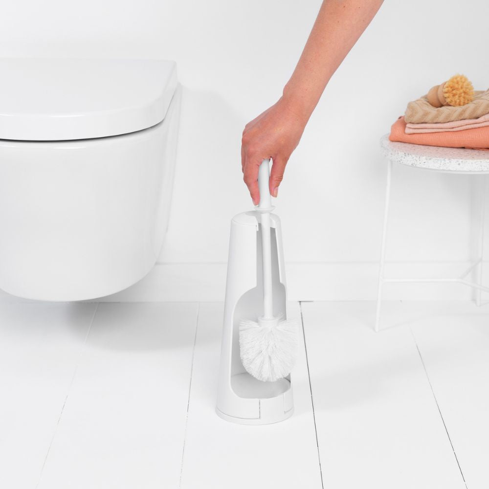 Toilet Accessory Set, ReNew, Set of 3 - White at Brabantia GH
