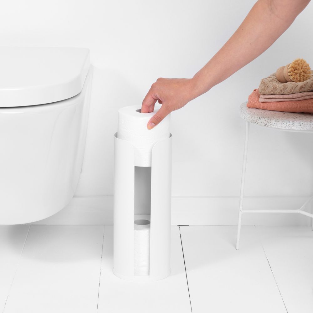 Toilet Accessory Set, ReNew, Set of 3 - White at Brabantia GH