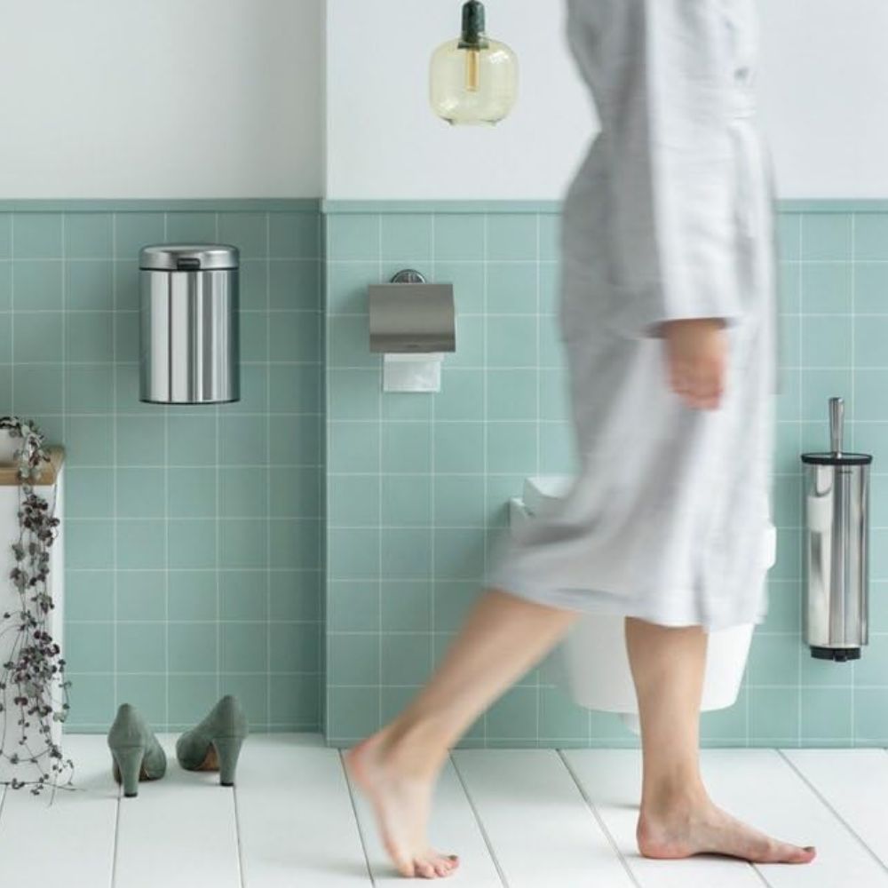 Toilet Brush and Holder, Profile - Matt Steel at Brabantia GH