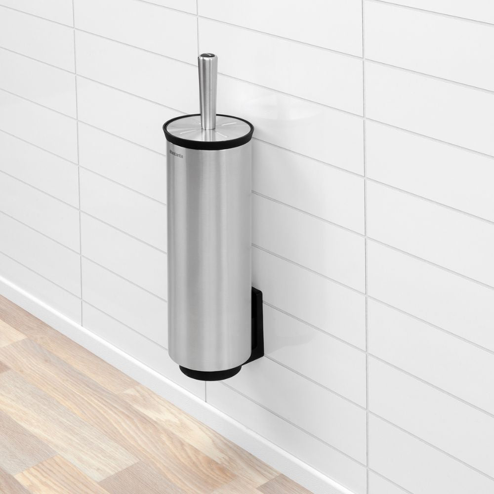 Toilet Brush and Holder, Profile - Matt Steel at Brabantia GH