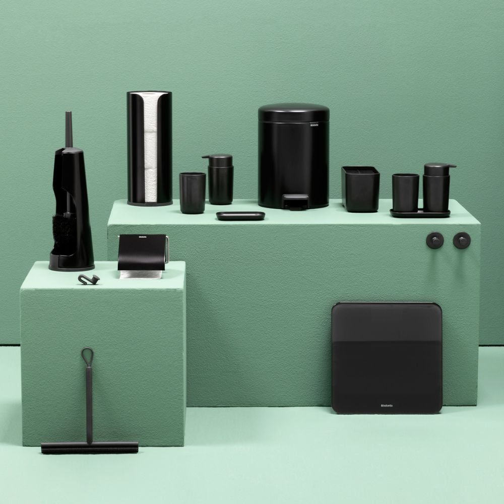 Toilet Brush and Holder, ReNew - Matt Black at Brabantia GH
