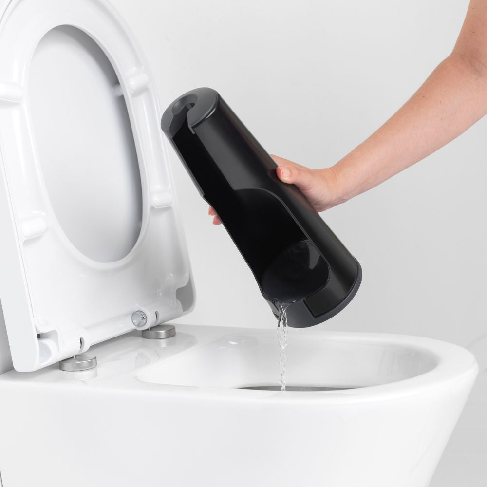 Toilet Brush and Holder, ReNew - Matt Black at Brabantia GH