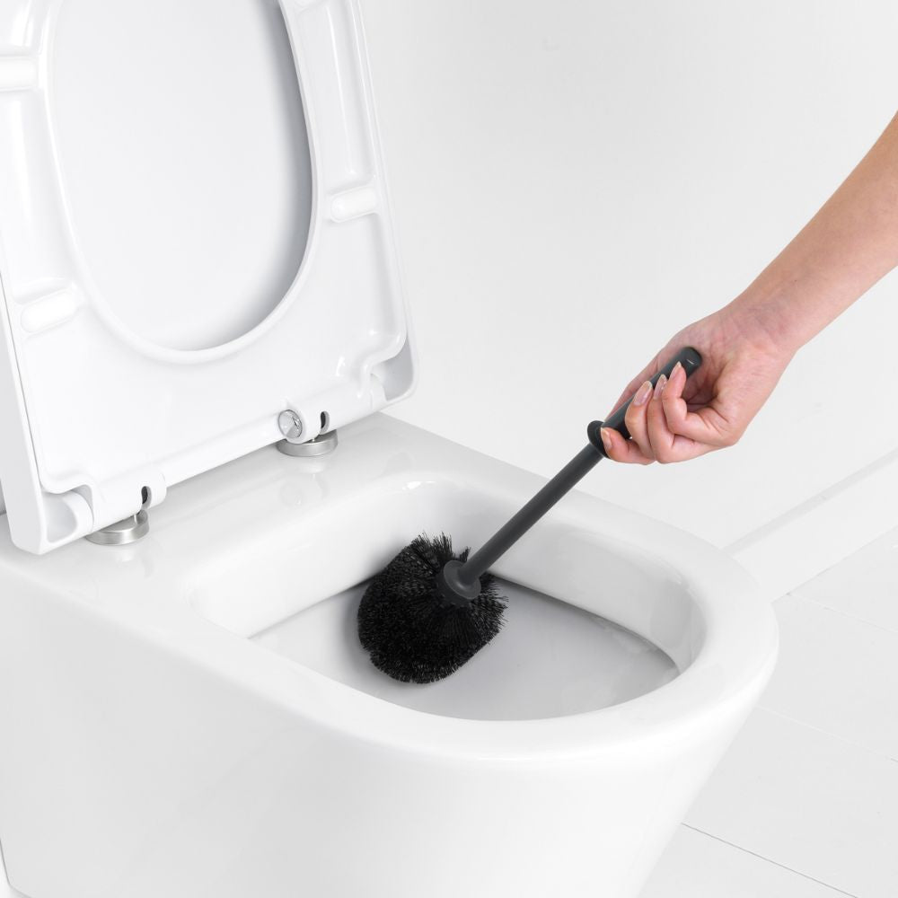 Toilet Brush and Holder, ReNew - Matt Black at Brabantia GH