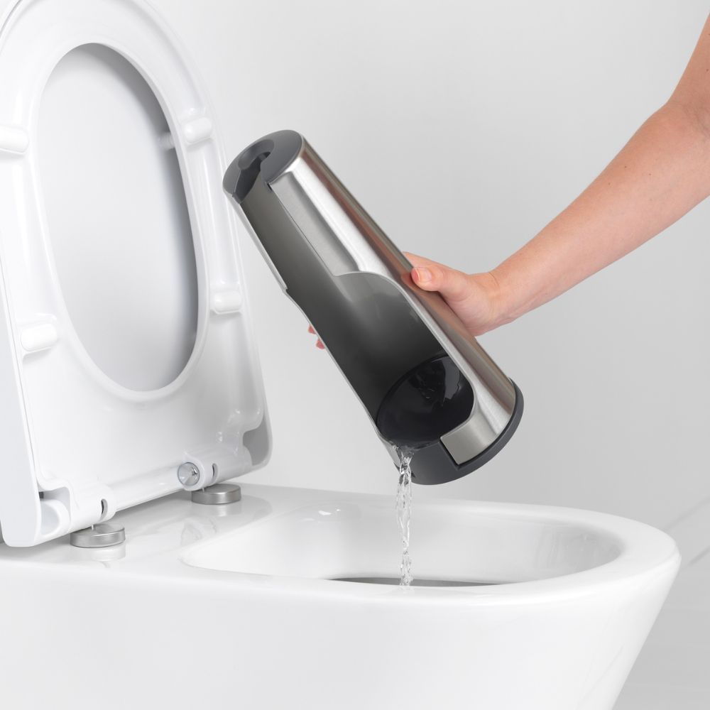Toilet Brush and Holder, ReNew- Matt Steel at Brabantia GH