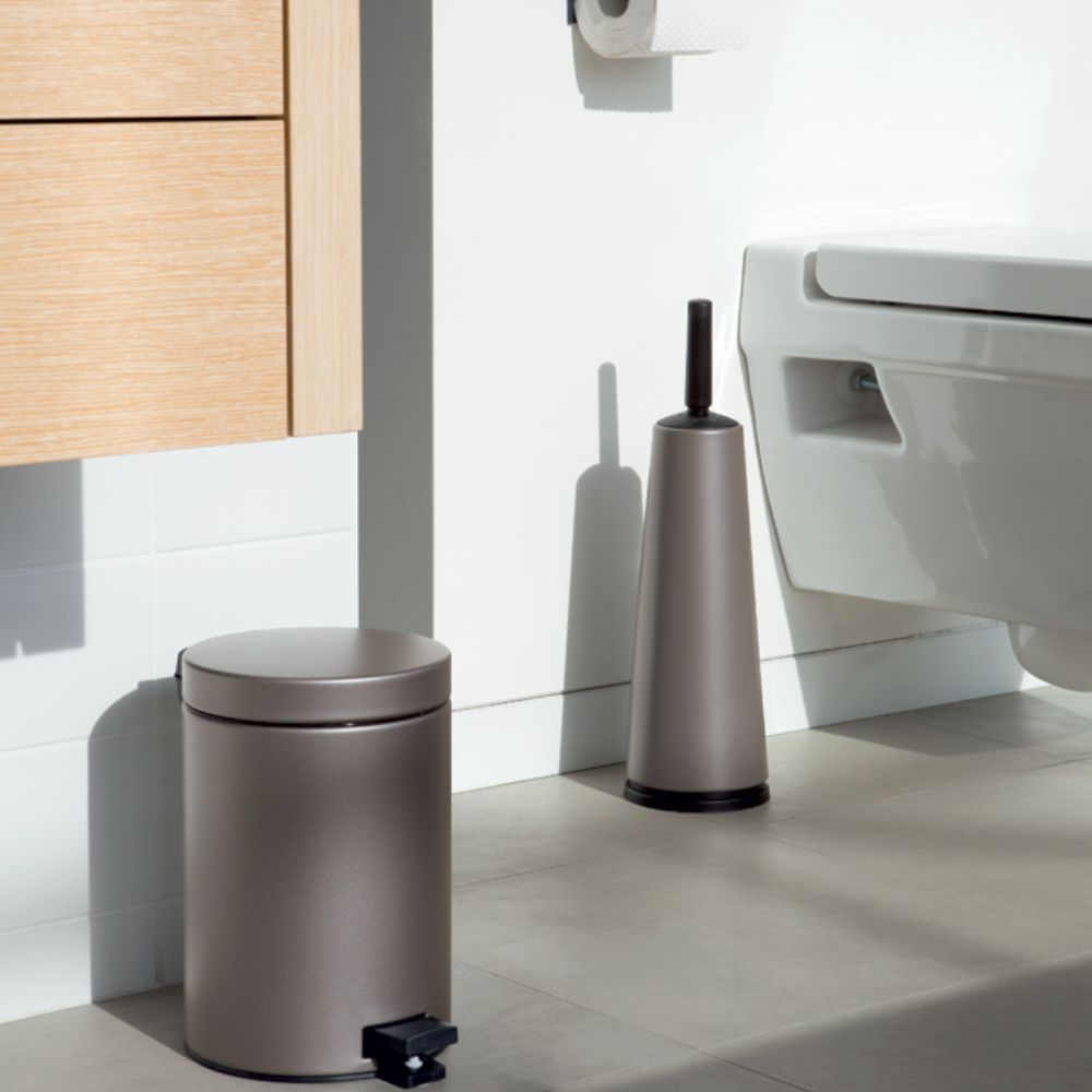Toilet Brush and Holder, ReNew - Platinum at Brabantia GH