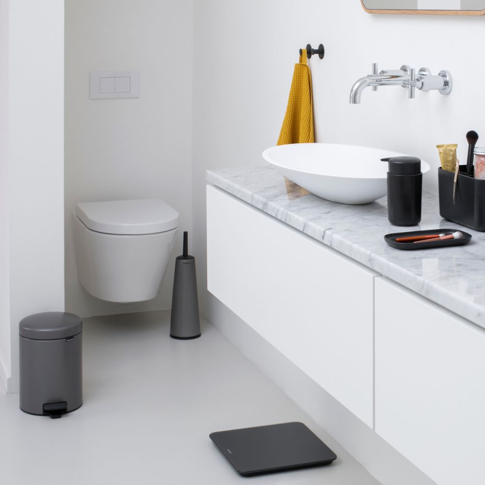 Toilet Brush and Holder, ReNew - Platinum at Brabantia GH
