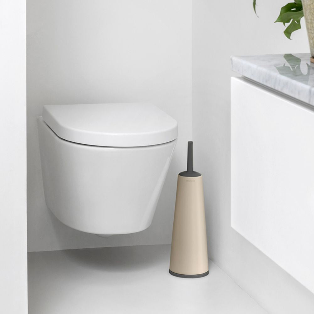 Toilet Brush and Holder, ReNew- Soft Beige at Brabantia GH