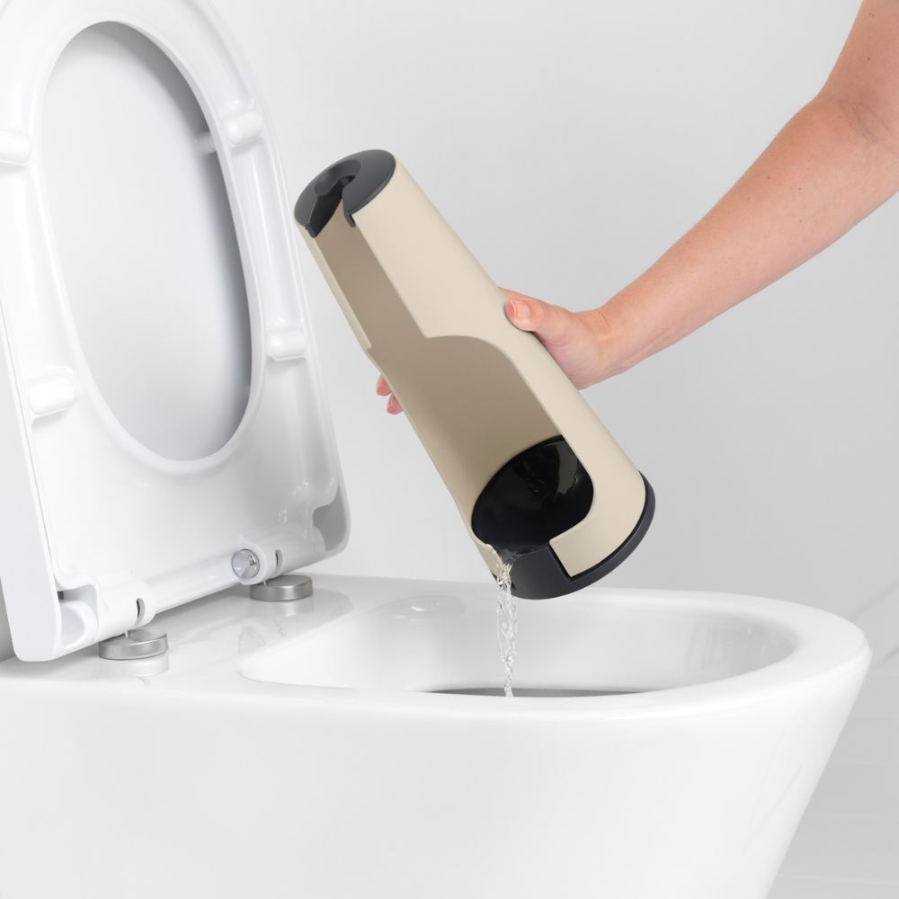 Toilet Brush and Holder, ReNew- Soft Beige at Brabantia GH