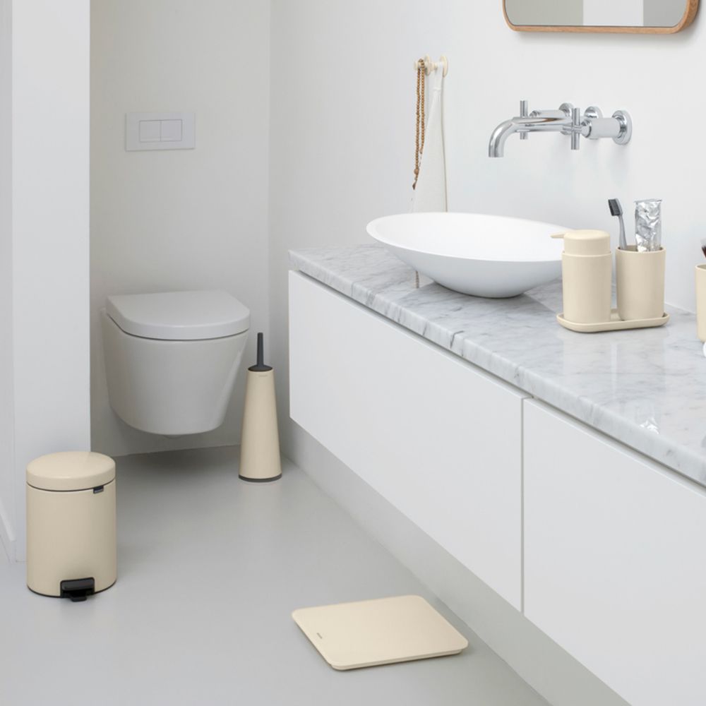Toilet Brush and Holder, ReNew- Soft Beige at Brabantia GH