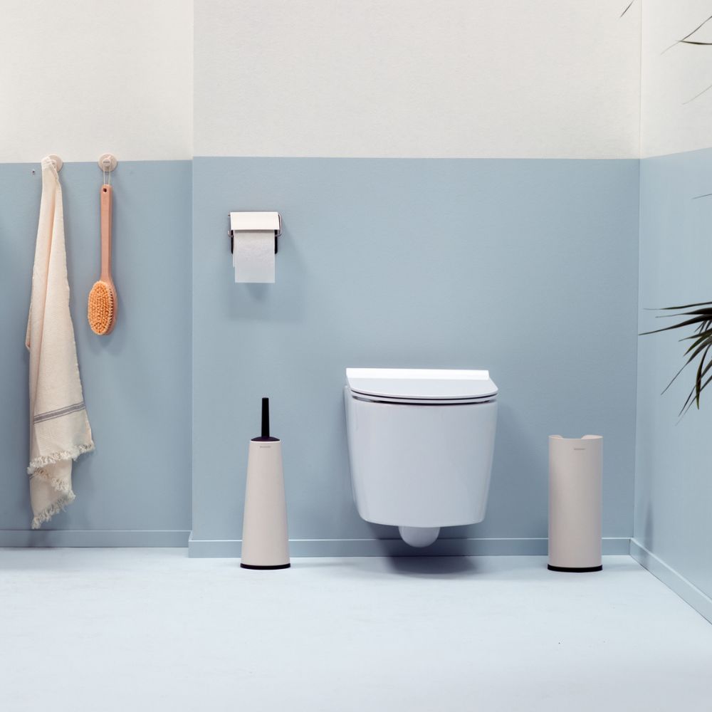 Toilet Brush and Holder, ReNew- Soft Beige at Brabantia GH